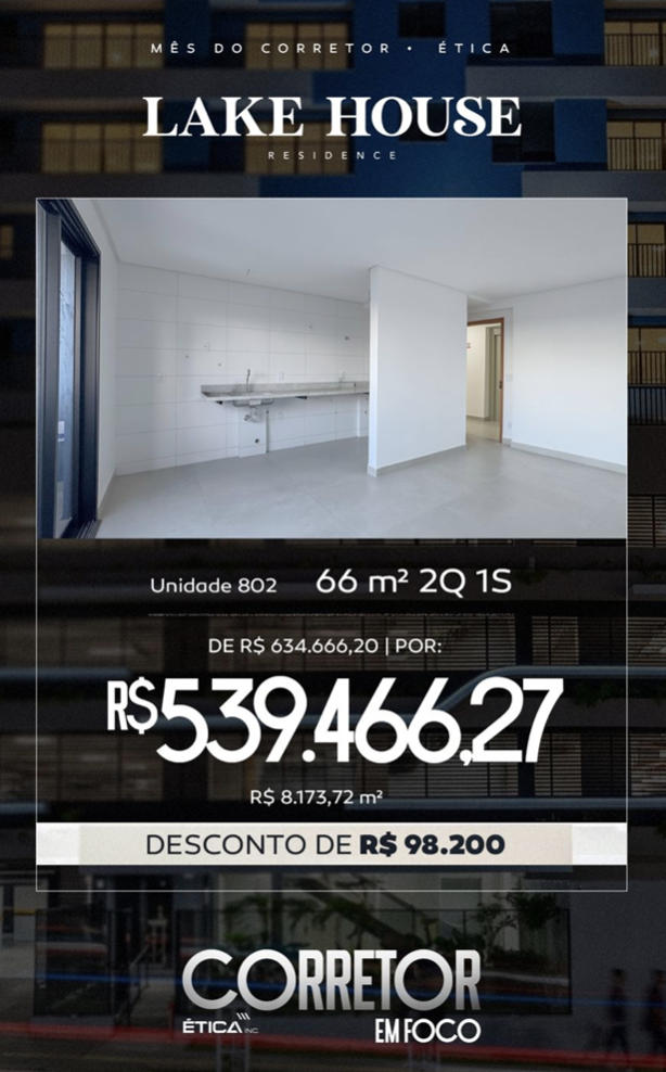 Unidade 802, Lake House Residence