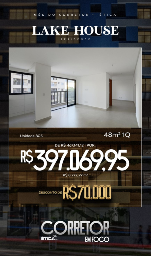 Unidade 805, Lake House Residence